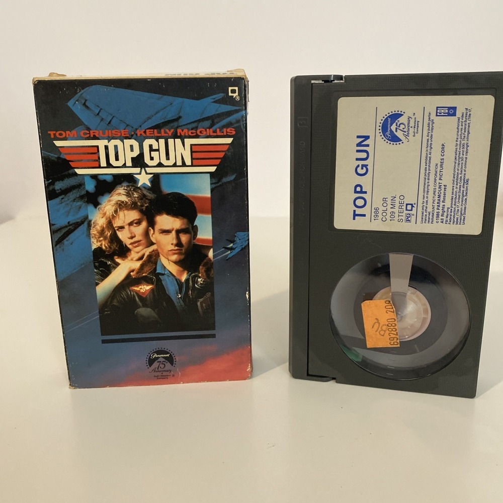 1987 Top Gun Movie Betamax Hi-Fi  Video Cassette Paramount Home Video *NOT VHS*